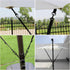 Umbrella Wind Stabilizer Straps,Fixed Strap for Large Outdoor Umbrella,Adjustable and Reusable Cantilever Parasol Wind Straps...