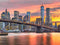 UPABLUNSO Diamond Painting Adult Painting Kits New York USA Skyline The East River at Dusk Home Bedroom Living Room Art Wall Decoration 12"x16"...