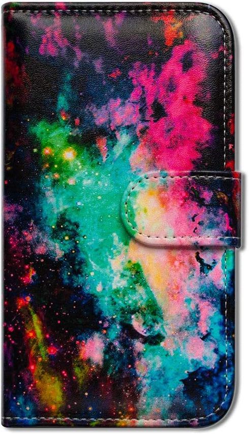 Case for Galaxy A32 5G, Colorful Universe Sky Leather Flip Phone Case Wallet Cover with Card Slot Holder Kickstand for Samsung Galaxy A32 5G 2021...