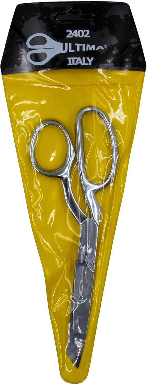 Ultima 8 Inch Dress Maker Scissors – Drop Forged Carbon Steel Dressmaker’s Sheers, Chrome Plated with Bent Handles, Made in Italy...