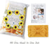 Sunflower Baby Monthly Milestone Blanket Girl, Floral Newborns Month Blanket Gift for Baby Shower, Soft Plush Photo Prop Blanket, Wreath &Headband...