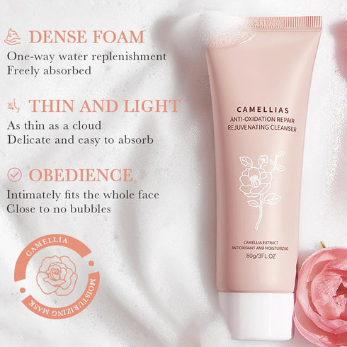 Camellia Extract Skin Care Sets, Skin Care Gift Set for Women Girls, Face Skin Care Routine Kit for Women, 5Pcs Skin Care Products Set with Cleans...