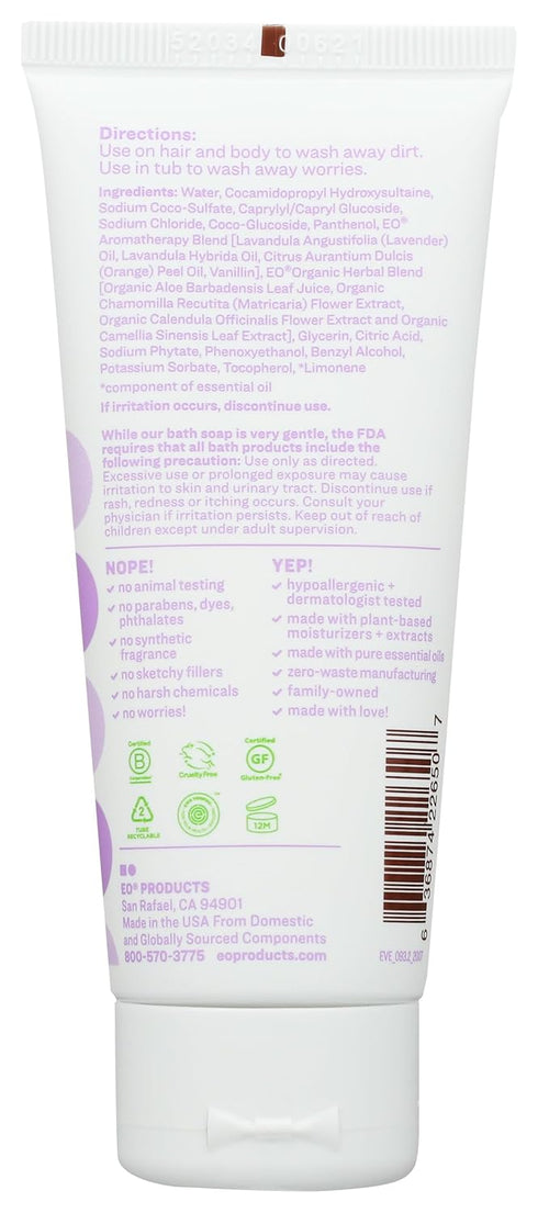 Everyone for Every Body 3-in-1 Soap Travel Size, Body Wash, Bubble Bath, and Shampoo, Vanilla and Lavender, 2 Fl Oz- (Container May Vary)...