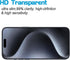 3 Pack Screen Protector for iPhone 15 Pro Max 6.7 inch + 3 Pack Camera Lens Protector Tempered Glass Film...