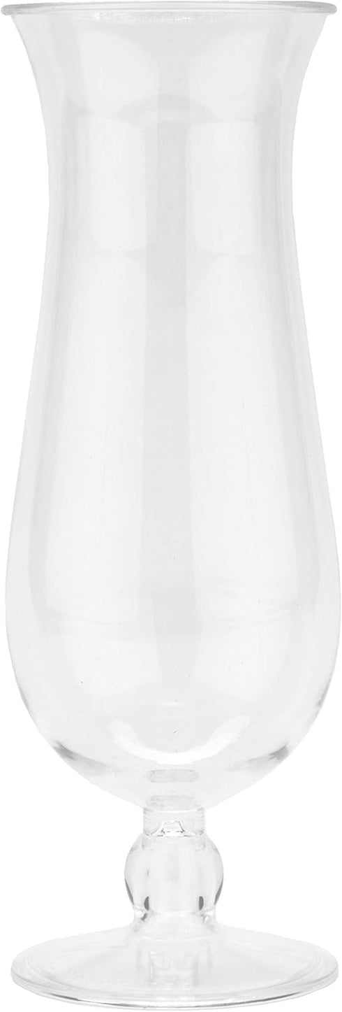 GET HUR-20-CL-EC Cheers - Break-Resistant Plastic Hurricane Glasses, 20 Ounce, 4 Pack, Clear...