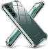KIOMY Case for Samsung Galaxy S22 5G Shockproof Bumper Protective Cover with Airbags Corners Hybrid Design Hard PC Back with Flexible TPU Frame Cl...