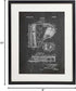 IDIOPIX Piano Patent Wall Decor Chalkboard Art Print Set of 6 Prints UNFRAMED...