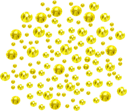 AD Beads 4500 Pieces Hotfix Rhinestones Flat Back 6 Sizes (2-6 mm) Crystal Round Glass Gems with Tweezers and Picking Rhinestones Pen or Crafts Na...