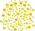 AD Beads 4500 Pieces Hotfix Rhinestones Flat Back 6 Sizes (2-6 mm) Crystal Round Glass Gems with Tweezers and Picking Rhinestones Pen or Crafts Na...