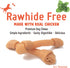 Premium Peanut Butter Dog Chew Bones, Rawhide Free, Gluten Free, Made with Limited Ingredients, Delicious, Healthy, Highly Digestible (MINI 18pcs/...