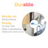 Inaya Sliding Door Lock for Child Safety (4-Pack) - Child Proof Locks for Sliding Glass Doors, Windows, Closets & Cabinets. Safety Locks for All Y...