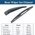 Rear Windshield Wiper Arm & Wiper Blade Set for Ford 2008-2012 Escape & 2008-2012 Mercury Mariner SUV Replacement OEM Number 8L8Z17526C, 8L8Z-1752...