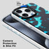 Compatible with iPhone 13/14/15 Case, Blue Leopard Print for Girl Women Men, TPU Bumper Clear Phone Case Cover Designed for iPhone 13/14/15 6.1 In...