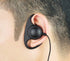 D Shape Earpiece Headset with Big PTT for 2 Pin Walkie Talkie Radio Compatible with Baofeng Kenwood Arcshell V-5R BF-F8HP BF-888S AR-5...