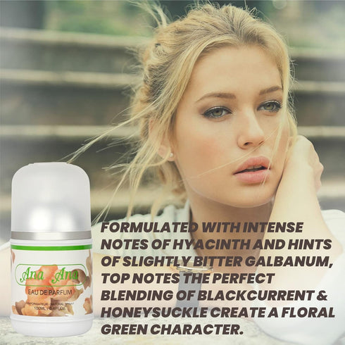 NovoGlow ANA ANA - Eau De Parfum Spray Perfume, Fragrance For Women- Daywear, Casual Daily Cologne Set with Deluxe Suede Pouch- 3.4 Oz Bottle- Ide...