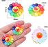 20pcs Colorful Sunflower Charms Resin Rainbow Smiling Face Flower Pendants Sunflower Beads Charm Collection Crafts for DIY Bracelet Necklace Earri...
