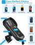 whale fall 360°Rotatable Bike Phone Holder Waterproof, Newest Bike Phone Mount Bike ?Handlebar Bag Bike Accessories Motorcycle Electric Bike Cell ...