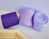 3 Roll 1.5In Wide 16Yd Purple Crinkle Silk Ribbon Handmade Fabric Chiffon Ribbon Craft Ribbon for Bridal Bouquet Gift Wrapping Invitation Home Dec...