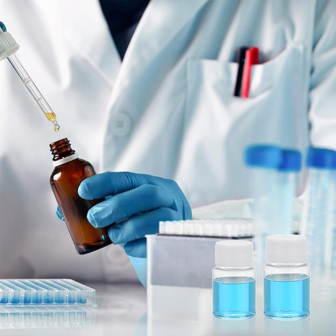 PATIKIL 20 Pcs 50ml Reagent Bottles, PET Wide Mouth Round Bottles with Screw Cap for Lab Water Reagent Liquids Solid Sample Storage Seal, Transpar...