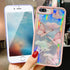 LCHULLE Girly Case for iPhone SE 2022/3rd/SE 2020/2nd, for iPhone 7/8 Case Cute Iridescent Butterfly Design Laser Bling Glitter for Girls Women So...