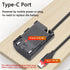 King Ma LP-E6 Dummy Battery Decoded LP-E6 Battery Replacement with Type-C Spring Power Adapter Cable for Canon EOS 5D4 80D 5D2 5D3 70D 60D 6D 7D2 ...