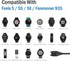 MoKo Charger Compatible with Garmin Fenix 7/7S/7X/6/6S/6X Pro/5/5S/5X Plus/Vivoactive 3/4/4S/Forerunner 45/245/745/945/Venu 2S/2 Plus/Instinct/EPI...