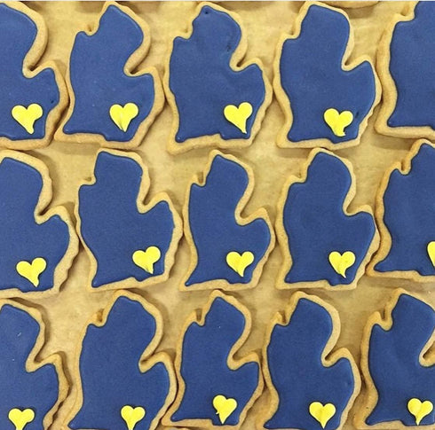 Upper and Lower Michigan Cookie Cutters 2-Pc. Set Made in USA by Ann Clark...