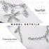 Boho Starfish Anklet Chain Silver Shell Ankle Bracelet Beach Adjustable Foot Accessory Jewelry for Women...