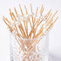 PuTwo Cocktail Toothpicks 300 Counts Cocktail Picks Handmade Natural Bamboo Cocktail Sticks Eco-Friendly Appetizer Skewers for Cocktail Appetizers...