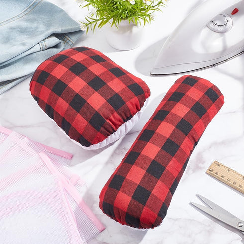 WEBEEDY Tailors Ham Sleeve Roll Set Ironing Mat Kit Ironing Accessories includes Pressing Ham Seam Roller Tool Protective Pad Mat for Sewing Press...