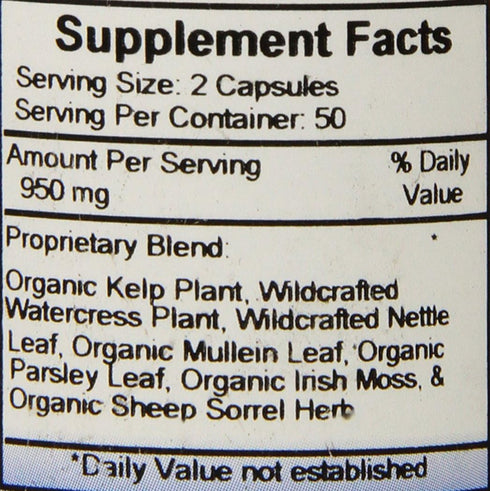 Dr. Christopher's Original Formulas Thyroid Maintenance Formula Capsules, 100 Count...