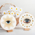 4 Pcs Evil Eye Embroidery Starters Kit for Beginners with Pattern and Instructions, Beginners Embroidery Stitch Practice kit Include Embroidery Cl...