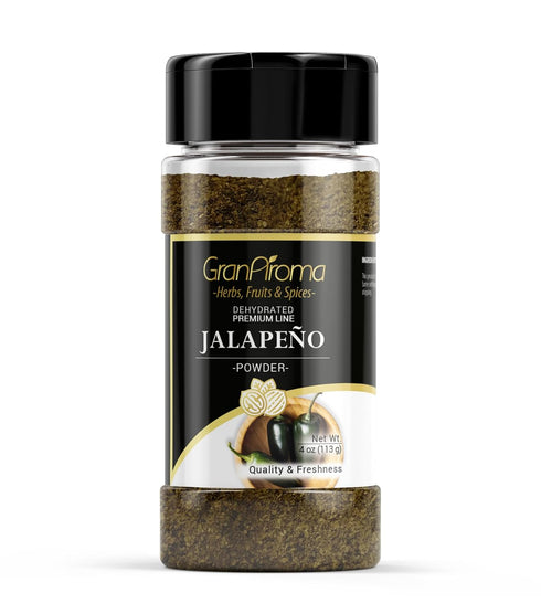 GranAroma Jalapeno Powder, 4 oz, Mexican Cuisine, Hot & Spicy...