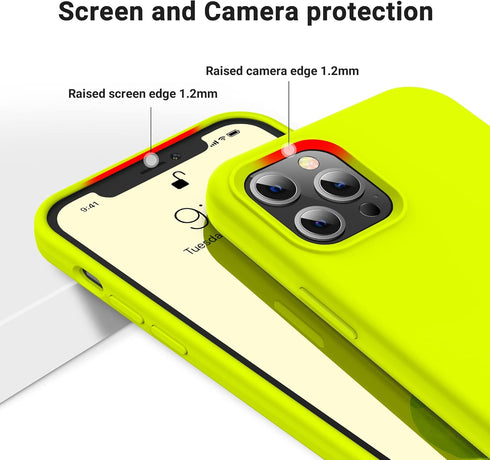 OTOFLY for iPhone 12 Pro Max Case, Military-Grade Protection, Shockproof Silicone, Anti-Fingerprint & Anti-Slip, Phone Case for iPhone 12 Pro Max,...