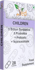 Ved Children Complex Probiotics and Prebiotics Complex - 5 Billion CFU - 20 Live Bacterial Cultures - 28 Probiotic Complex Capsules for Children -...