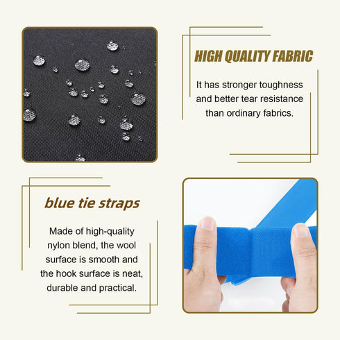 112 LBS 4-Pack Canopy Weights Sideband Sand Bags for Canopy Outdoor Advertising Tent Sunshade Fixed Windproof Pop up Canopy Tent (Blue Fixing Stra...