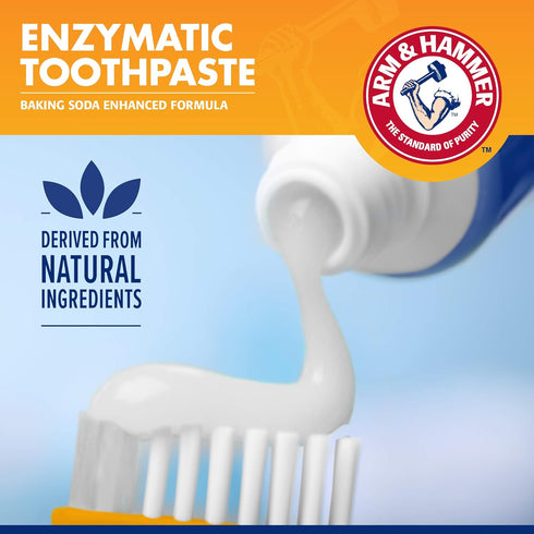 Arm & Hammer for Pets Tartar Control Kit for Dogs | Contains Toothpaste, Toothbrush & Fingerbrush | Reduces Plaque & Tartar Buildup | Safe for Pup...