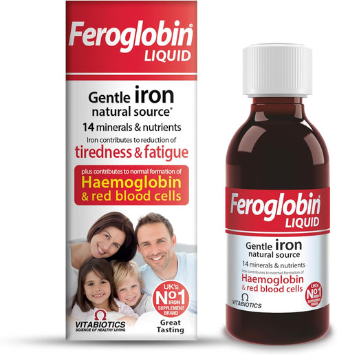 Gentle Iron and Nutrient Liquid - Reduce Tiredness and Fatigue | Maintain Health and Vitality | Natural Iron Source...