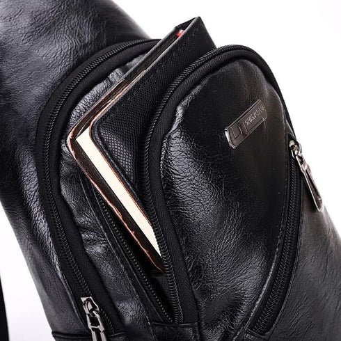 Men's and women's crossbody bags, PU leather chest bags, travel and leisure bags, mobile phone bags...