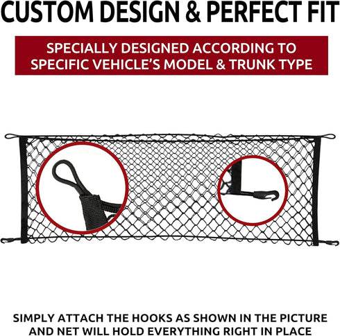 Envelope Style Trunk Cargo Net for KIA SOUL 2014 15 2016 2017 2018 2019 NEW...