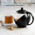 Primula Half Moon Teapot with Removable Infuser, Glass Tea Maker with Reusable Fine Mesh Stainless Steel Filter, Dishwasher Safe, 40-Ounce, Black...