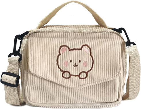 Kawaii Purse Cute Crossbody Bag Kawaii Wallet Gift for Teen Girls with Pin Accessories...