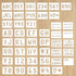 Letter Stencils Symbol Numbers Craft Stencils, 45 Pieces Reusable Alphabet Templates Kit, 1 2 3 4 Inch Letter Stencil for Painting on Wood, Canvas...