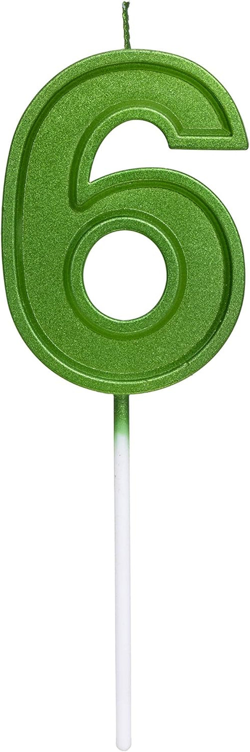 2.76 Inches Large Number Candles Birthday Candles Cake Numeral Candles Topper Decoration for Birthday Celebration Reunions Anniversary Party Suppl...