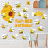Bee Birthday Bulletin Board Classroom Decorations Bee Theme Bulletin Board Supplies Bee House Bulletin Board Set Bee Bulletin Board Cutouts for Bl...