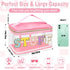 Chenille Letter Clear Makeup Bags Stuff Pouch, Preppy Patch Makeup Bag Zipper with Handle, Transparent PVC & Nylon Waterproof Glitter Cosmetic Han...