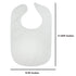 Neat Solutions 2-Ply Knit Terry Solid Color Feeder Bibs in White - 10 Count(Pack of 1)...