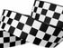 Black Grosgrain Ribbon White Checkered Printed, 7/8 Inch 10Yards...