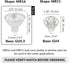 Simba Lighting Halogen MR16 20W 12V Light Bulbs (10 Pack) for Landscape, Track Lights, Fiber Optics, Desk Lamps, BAB C Spotlights with Glass Cover...