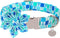 Dog Collar with Flower, Comfortable Cotton Summer Dog Flower Collar, Durable Metal Buckle Cute Pet Collar for Large Girl Boy Dog, L, Neck 16-24in...